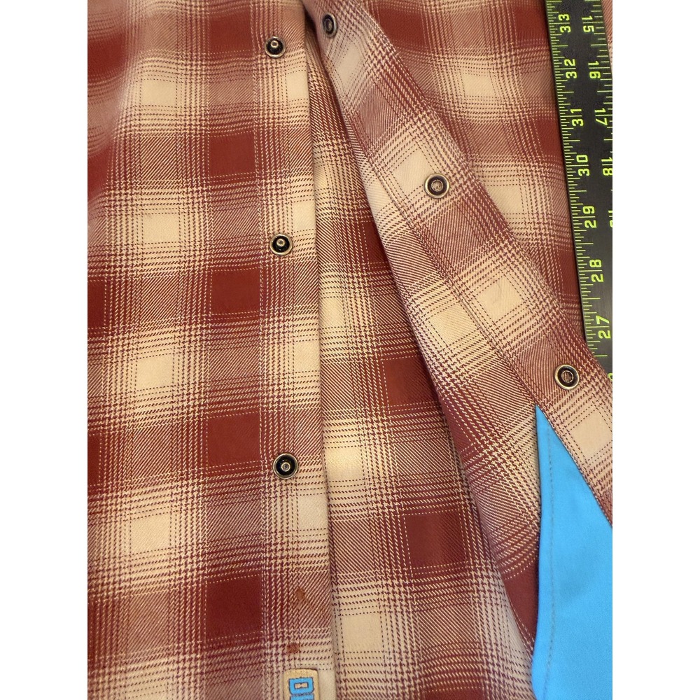 Dixxon Flannel Company Shirt Mens Plaid Pueblo Pearl Snap Button Long Sleeve L - Picture 11 of 16
